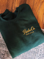 Parke Co. Indiana Embroidered Crewneck Sweatshirt