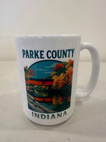 Parke County Indiana Mug (15 oz)