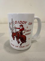Giddy Up Jingle Horse Mug (15 oz)