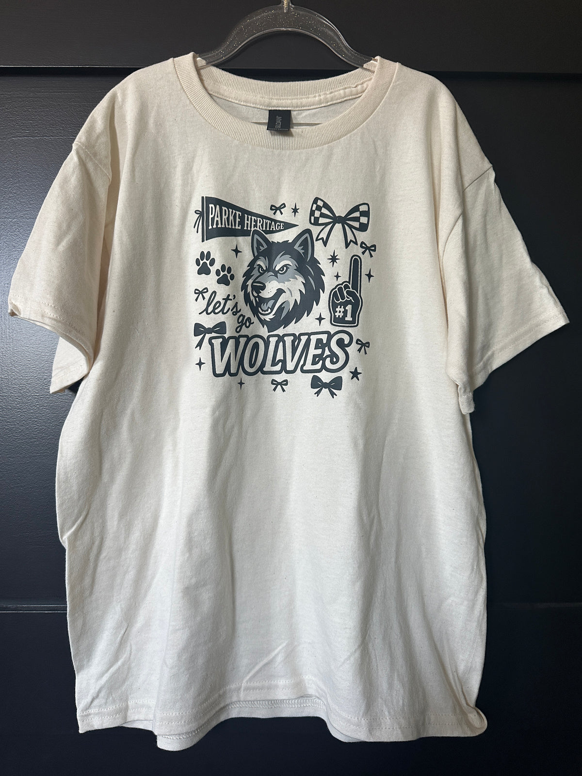 Kids Parke Heritage Wolves T-Shirt (ivory)